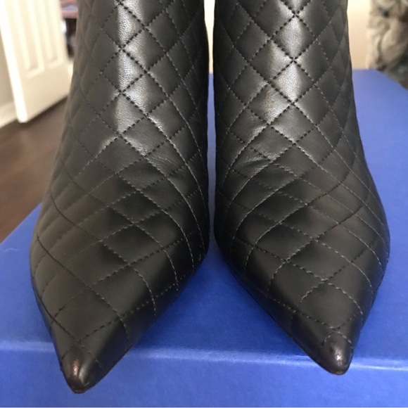 Authentic black leather/suede Balmain boots size 37 - Picture 3 of 9